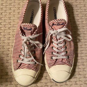Converse Mens Jack Purcell Size 9.5 Red And White